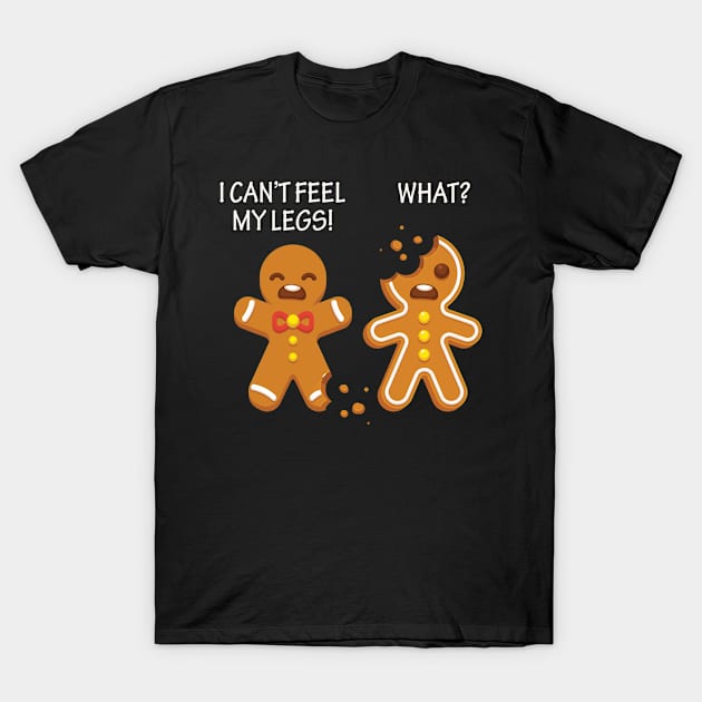 Gingerbread Men Christmas T-Shirt by HouldingAlastairss